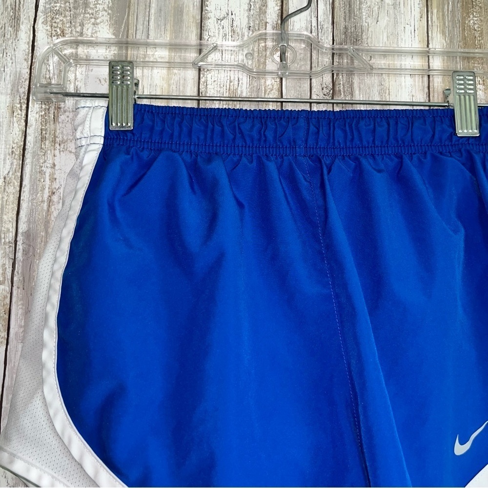Nike Blue & White Tempo Shorts - Picture 5 of 6